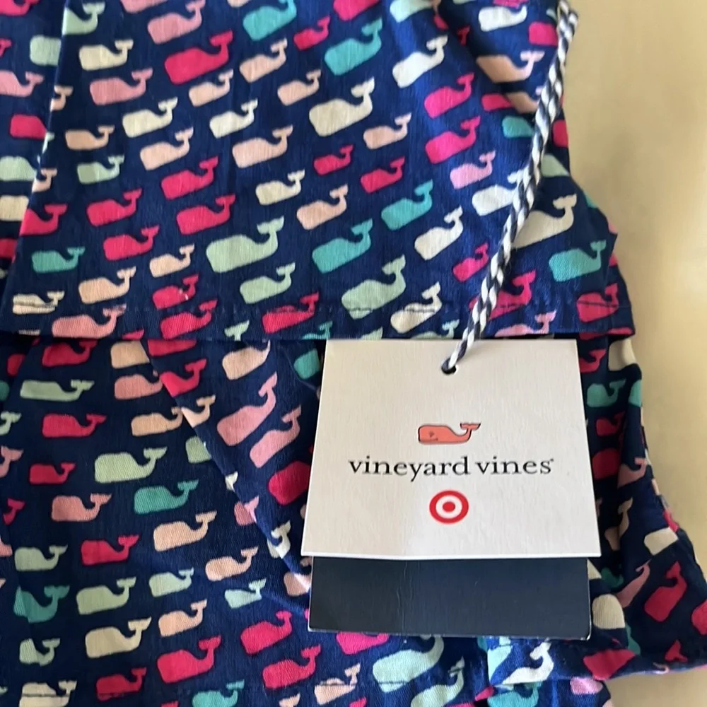 Vineyard Vines x Target baby whale 12M ruffled romper